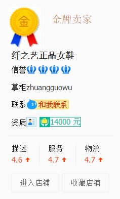 Gold Ribbon Taobao Sellers
